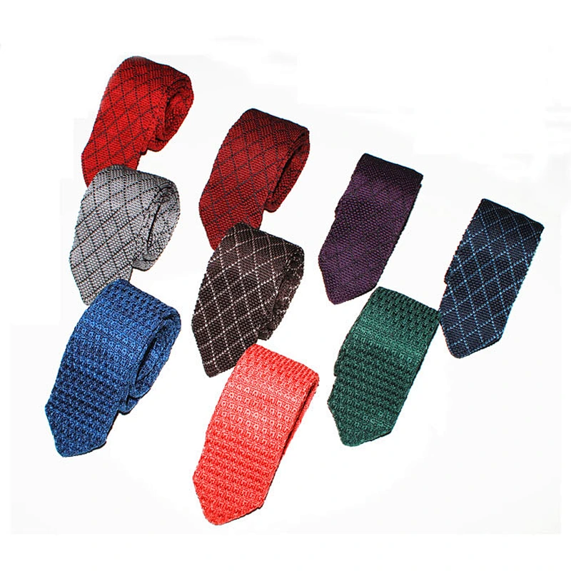 Wholesale Men's Skinny Silk Knit Tie