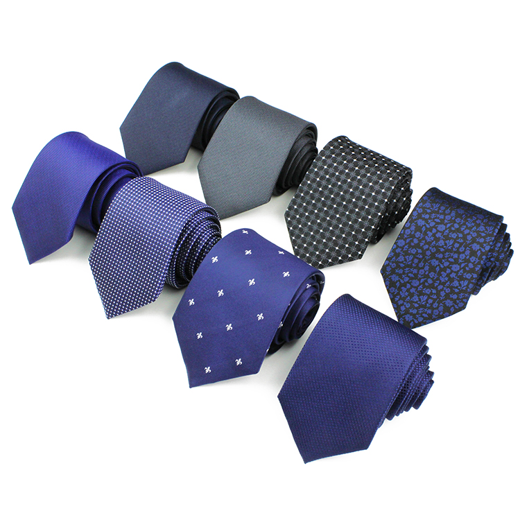 Custom Silk Ties Men Summer Theme Silk Neck Ties Men Classical Business Sublimation Solid Floral Dot Silk Necktie For Men