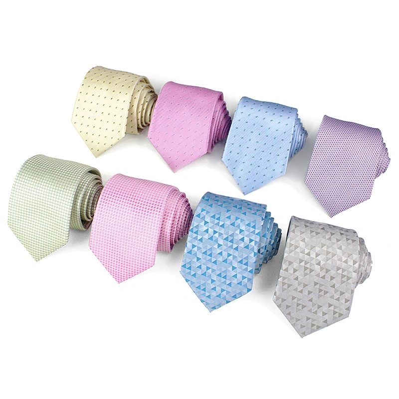 Wholesale Silk Neckties Men Fashion Dot Silk Ties For Men Italian Fresh Corbatas De Seda