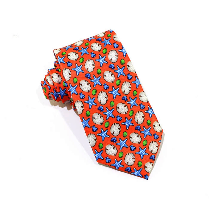 Custom Digital Printed  Mens 100% Silk Print Neck Tie