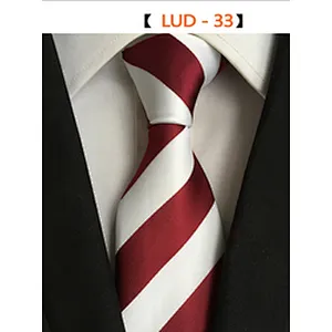 Custom Neck Ties For Men Fashion Gravata Masculina Casual Grid Silk Necktie Set Gift Box