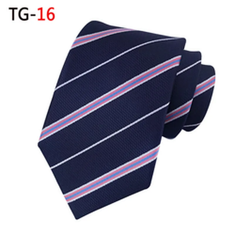 Polyester Woven Corbatas Hombres Classic Dot Neck Ties For Men Luxury Ties Men Custom Logo