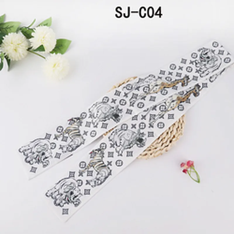 Custom Personalized Satin Hair Scarf Fresh Foulard Pour Femm Voil Custom Logo Other Scarves & Shawls