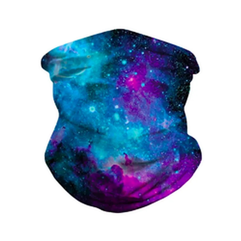 Fashion Multifunctional Seamless Printed Star Outdoor Cycling Protective Bandana Magic Scarf Neck Gaiter