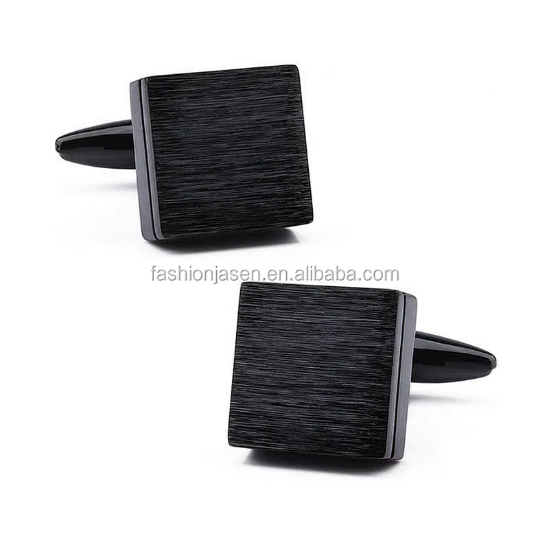 Custom Cufflinks Golden Luxury Cuff Links or Tie Clips Mens Jewelry Men's Brass Steel Plating Gift Box
