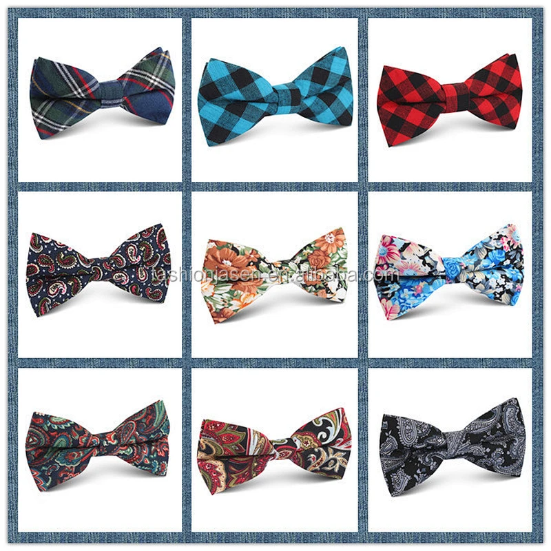 wholesale cheap 100% cotton bow ties