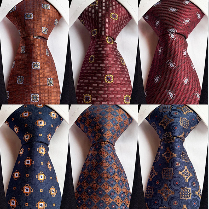 Wholesale Corbatas Hombres Fashionable Jacquard Dot Necktie Mens Casual Cravate pour homme