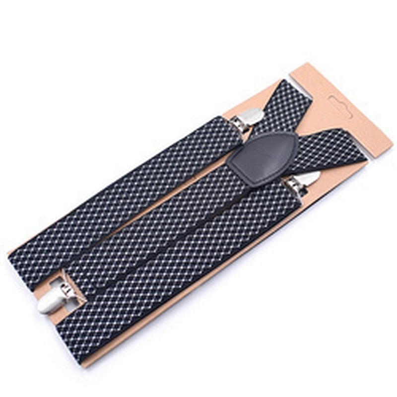 hot sale mens multi color polka dot  and stripe pattern suspenders