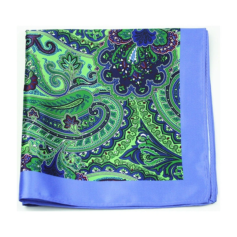 paisley handmade microfiber pocket square handkerchief wedding dress
