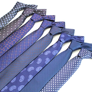 Wholesale Corbatas De Seda Fashion Fresh Dot Silk Ties For Men Italian Woven Silk Neckties Men