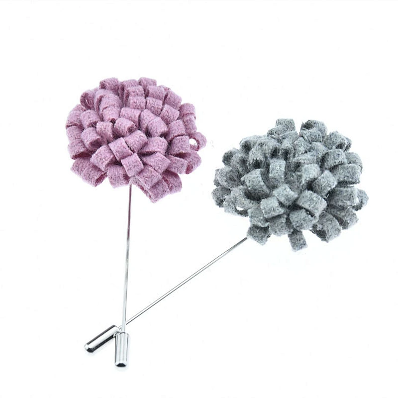 Groom Boutonniere Wedding Fashionable CC Brooch Pins Channel Customize Lapel Pins For Suit Men