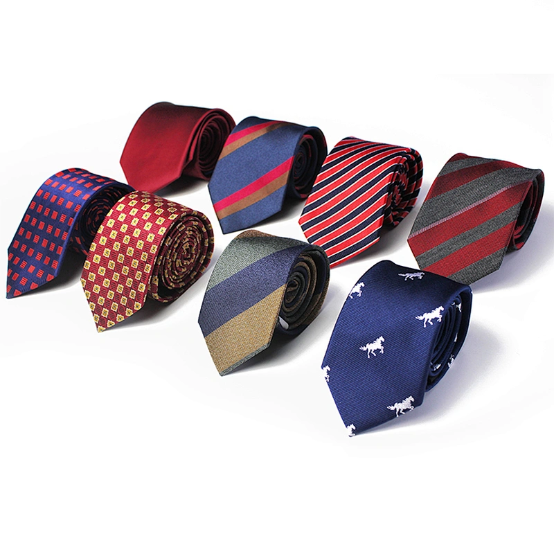 Custom Silk Ties For Men Italian Sublimation Neckties Silk Wholesale Jacquard Dot Cravate pour homme