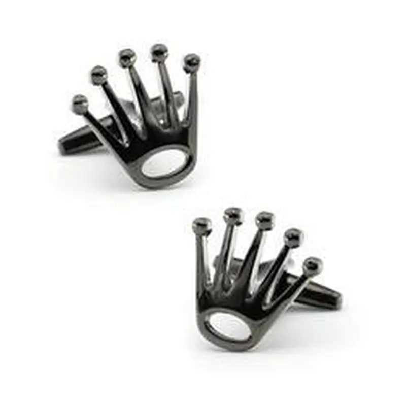 High quality novelty vitality gold crown cufflinks for men