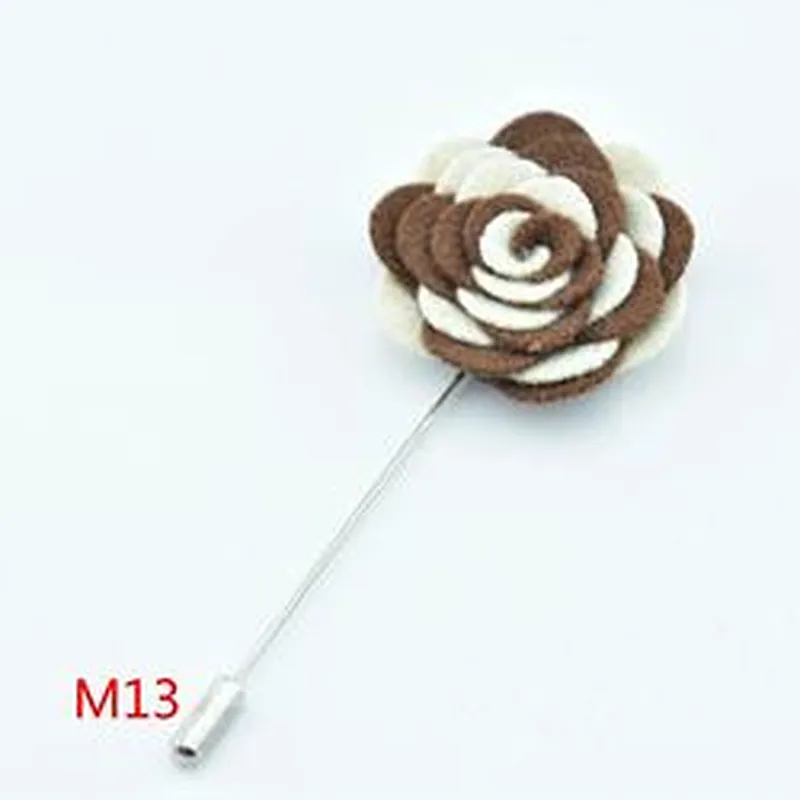 Designer Brooch Popular Brands Fashionable Wedding Corsage Flower Lapel Pins Mens Suit Custom