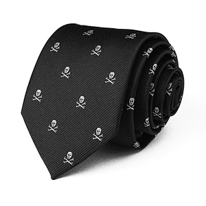 Custom Logo Gravata Slim Xadrez Polyester Woven Tie Jacquard Black Tie Corbatas Juveniles Ties For Men Italian