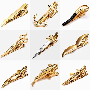 Fashion Mens Metal Simple Necktie Tie Pin Bar Clasp Clip