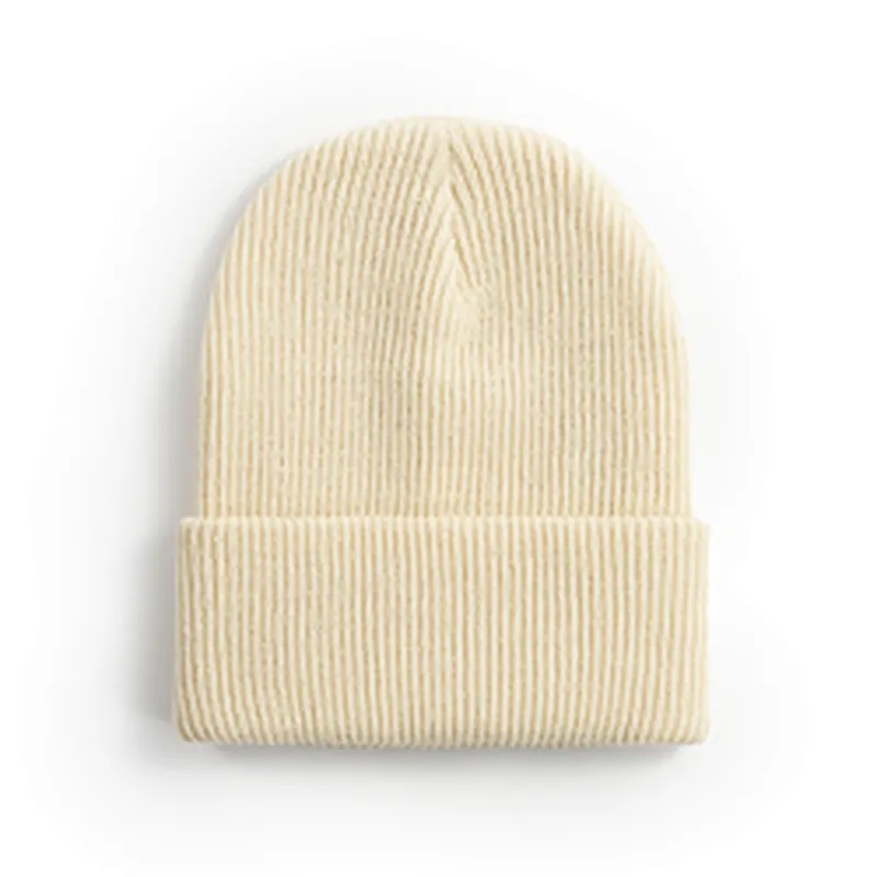 Woman Cheap Fashion Beanie Winter Hats Knitted Cap Winter Plain Women'S Knitted Beanie Hats