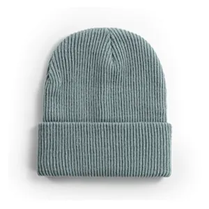 Wholesale Woman Cheap Fashion Beanie Winter Hats Knitted Cap Winter Plain Women'S Knitted Beanie Hats