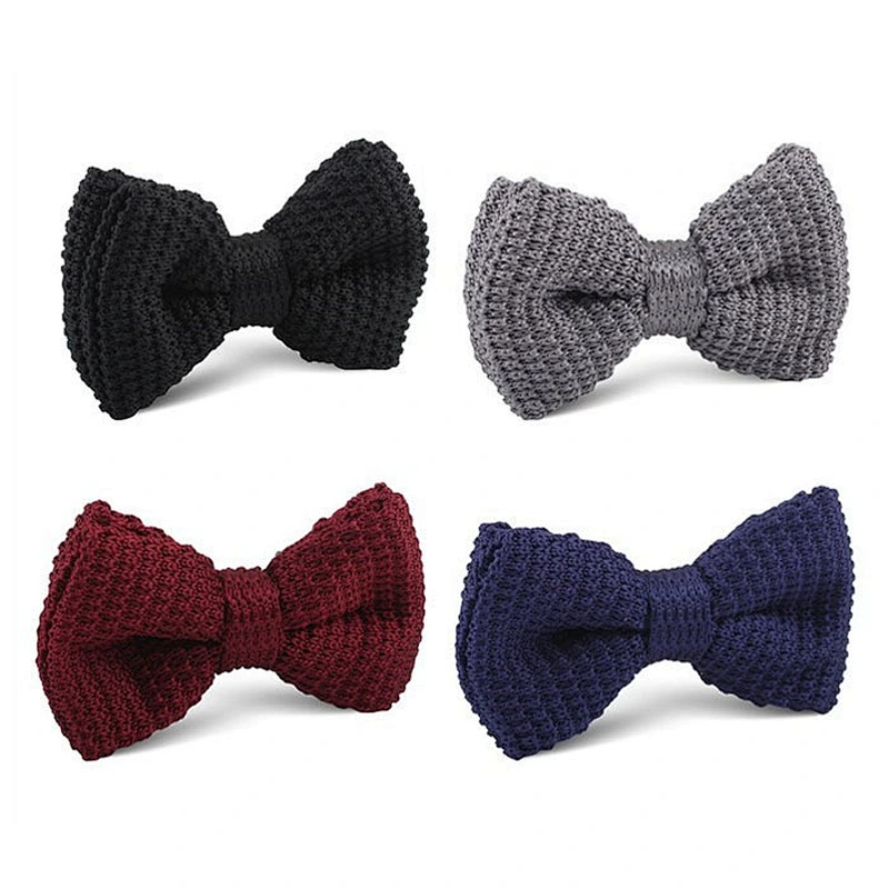 Fashion Silk knitted Bow tie Custom Bow Tie In Good Quality