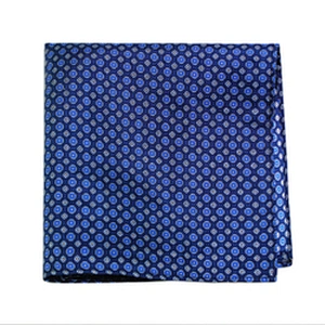 100% Silk Men's Elegant Floral Pocket Squares Handkerchief Men Printed High Quality Gift Box Set With LOGO