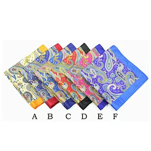 silk material mens female soft fancy pocket square