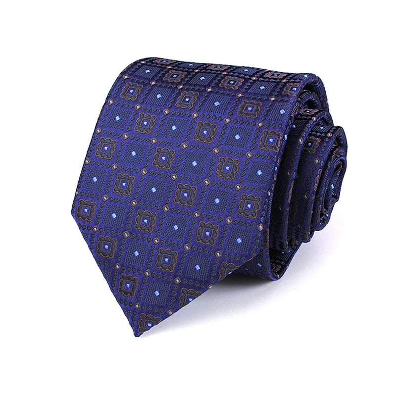 Wholesale Corbatas De Seda Fashion Fresh Dot Silk Ties For Men Italian Woven Silk Neckties Men