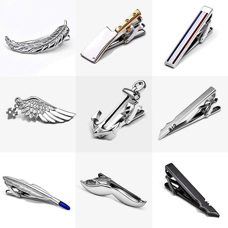 Fashion Mens Metal Simple Necktie Tie Pin Bar Clasp Clip