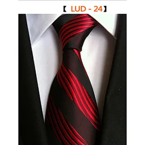 Custom Neck Ties For Men Fashion Gravata Masculina Casual Grid Silk Necktie Set Gift Box