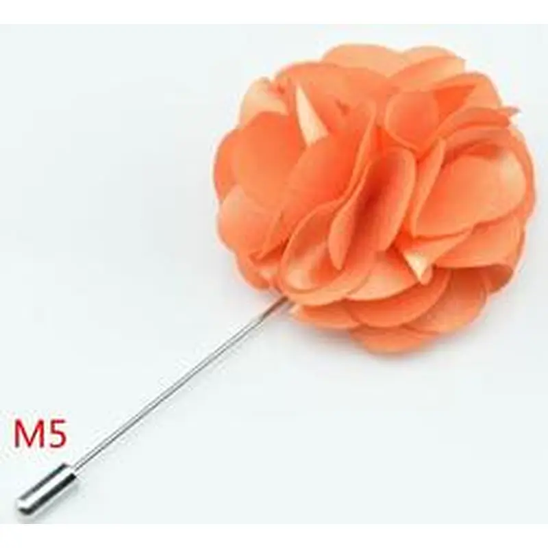 custom corsage flower lapel pin fashion womens brooch flower pin wholesale boutonniere flower wedding corsage