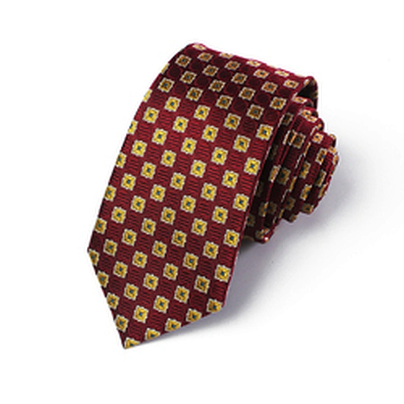 Custom Silk Ties For Men Italian Sublimation Neckties Silk Wholesale Jacquard Dot Cravate pour homme