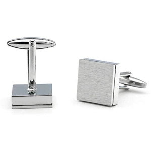 wholesale fashion mens elegant black square cufflinks