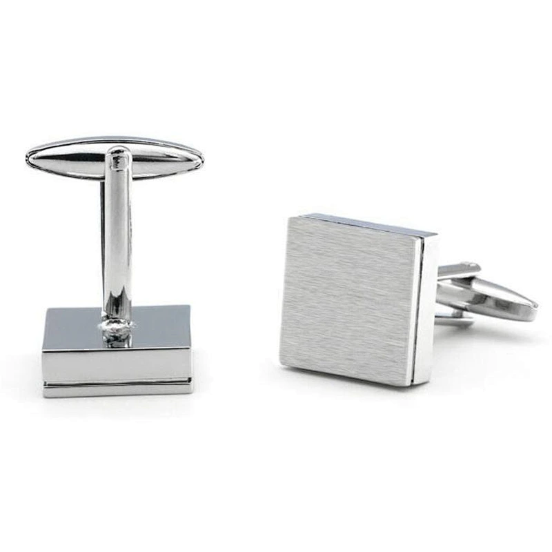 wholesale fashion mens elegant black square cufflinks