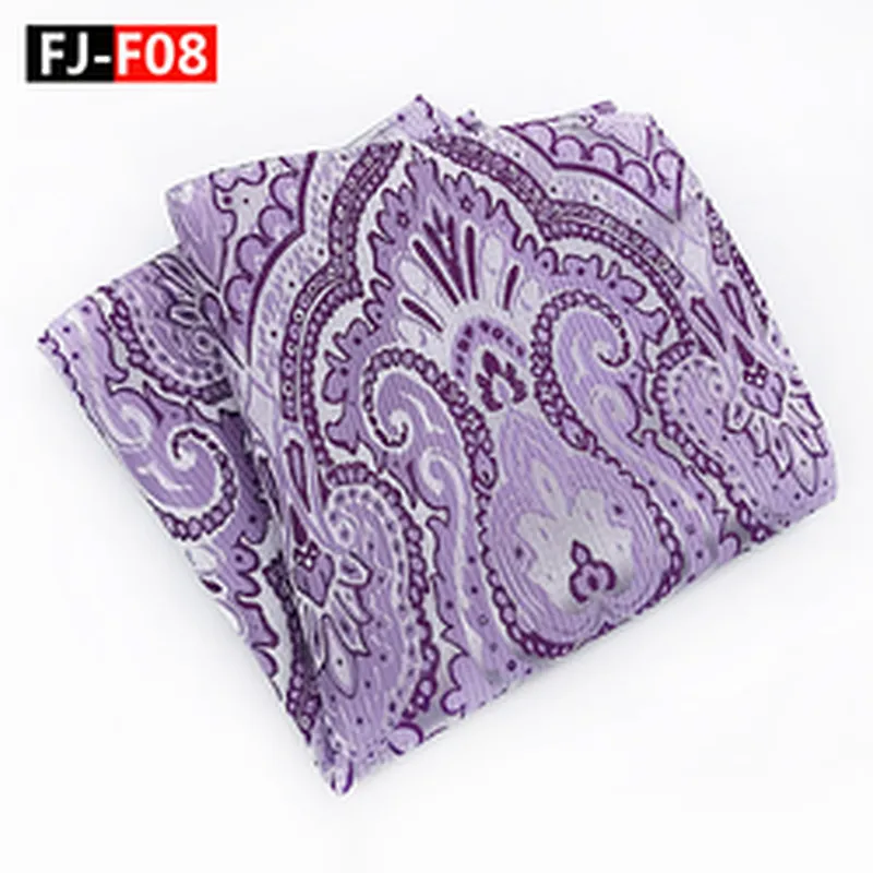Luxury Men Muslin Handkerchief Cotton Custom Silk Pocket Squares for Men Paisley Hanky Cotton Handkerchief
