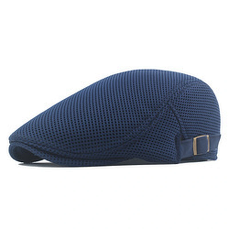 Hot Sale Newsboy Summer Beret Cap Mesh Beret Cap Stripes Flat Cap Vintage Ivy Hats