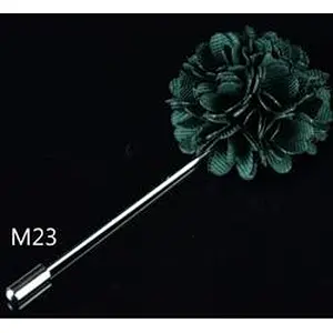 Wholesale lapel flower pin Fashionable groom boutonniere wedding Custom lapel flower pins for suit men