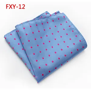 Customised Pocket Squares  Dot Men's Woven Handkerchief In Gift Box