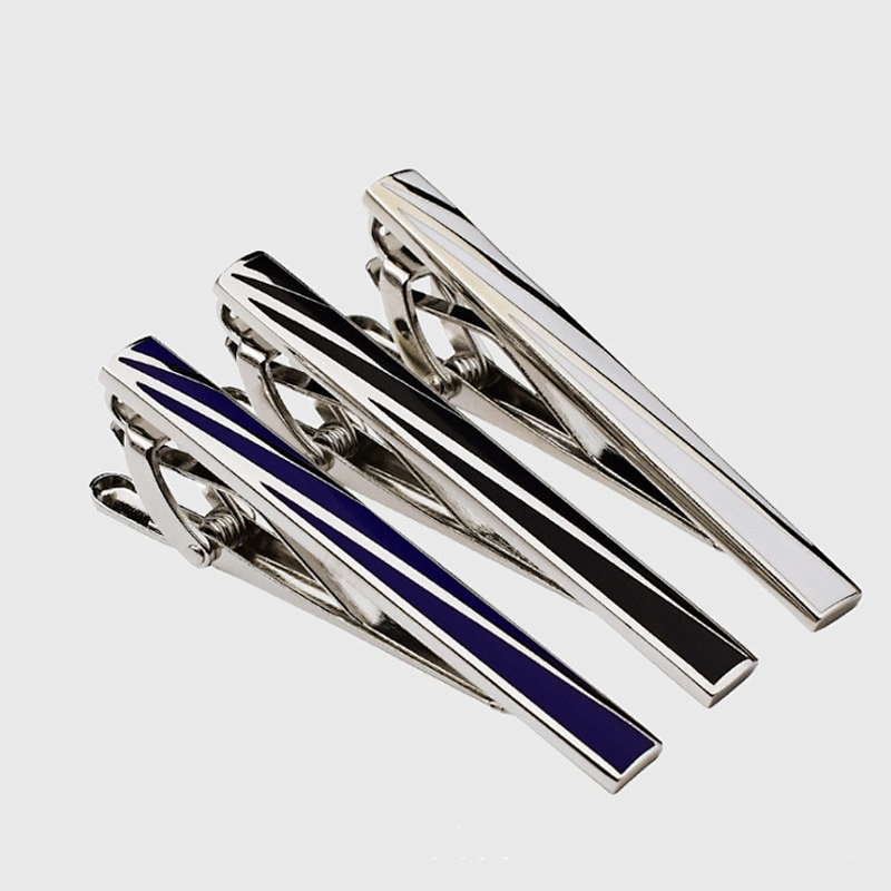 plating color small tie pins for men tie tacks blank pins with clutch back personalized cufflinks and tie clip set