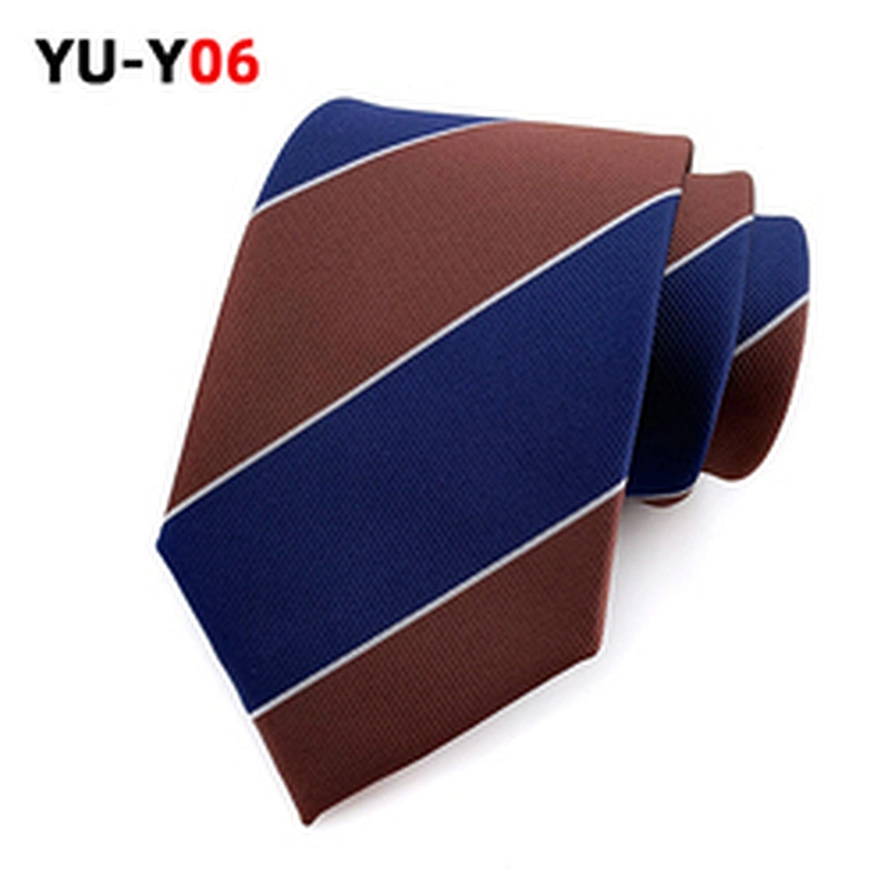 Wholesale classical Stripe Men Ties Custom Necktie Luxury Mens Polyester Ties