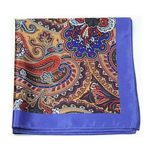 paisley handmade microfiber pocket square handkerchief wedding dress