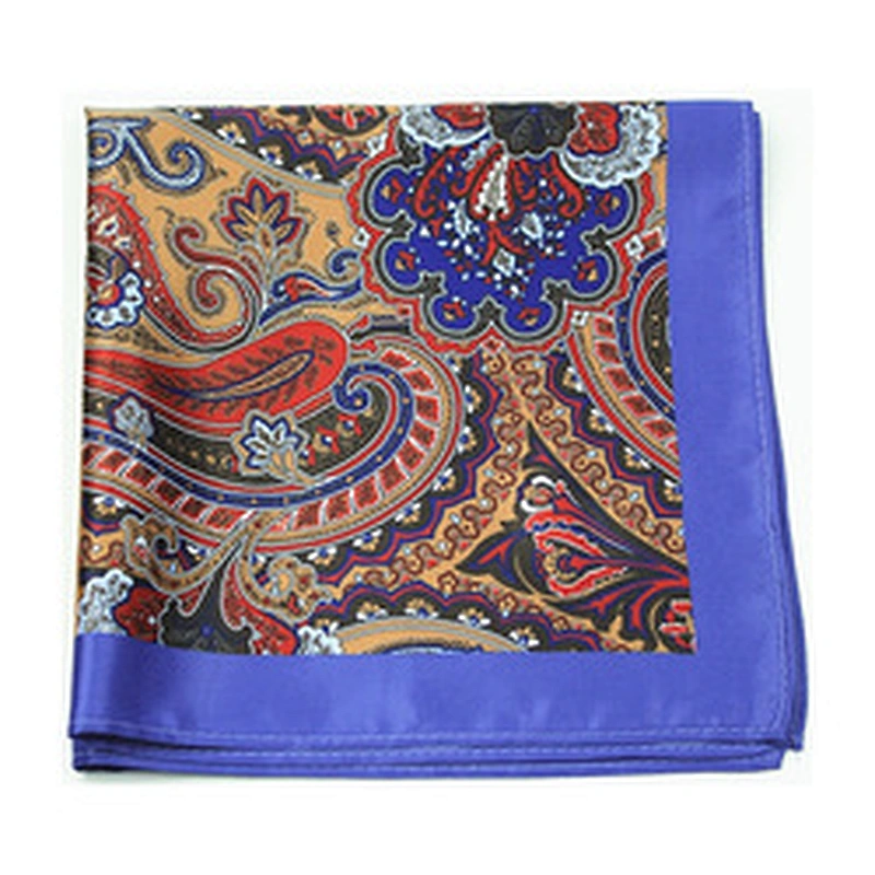 paisley handmade microfiber pocket square handkerchief wedding dress