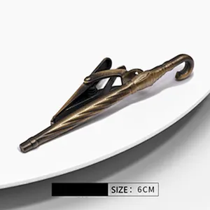 Novel tie bar sword cufflinks and tie clip gift box set gold tie pins for men