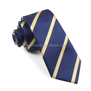 Colored Woven Handsome Tie Latest High Quality Business 100% Silk Red Bule Black White 7*148cm Custom