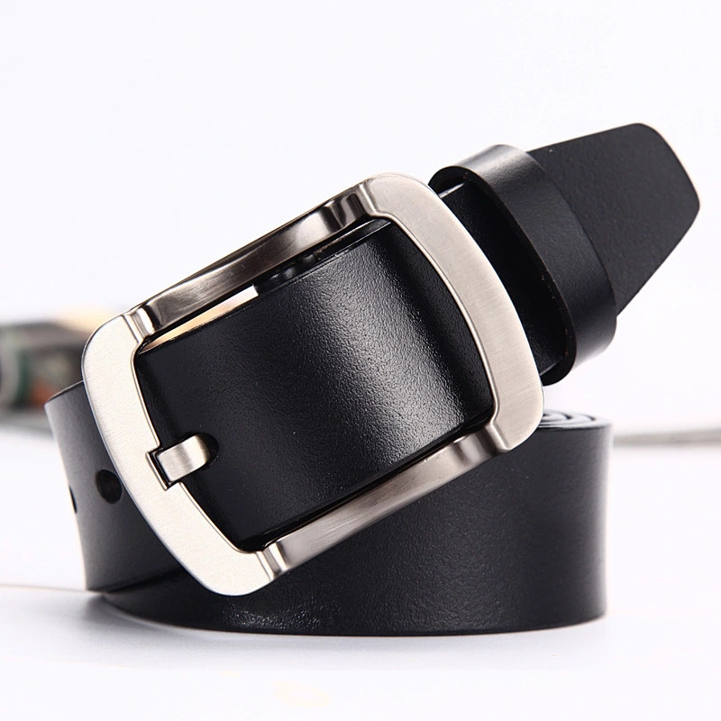 Wholesale Fashion Casual Adjustable Alloy Buckle Genuine Leather Belt for Men