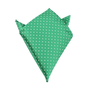 FACTORY MANUFACTURER 100% woven silk microfiber hanky soft handkerchief dots handkerchief WPS026