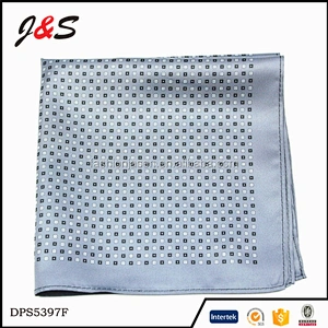 Wholesale High Quality Custom Silk Handkerchief 100% Silk Men Custom Logo Accept Custom Printed With Gift Box Set