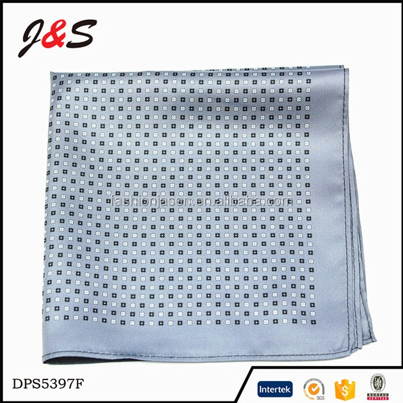 Wholesale High Quality Custom Silk Handkerchief 100% Silk Men Custom Logo Accept Custom Printed With Gift Box Set