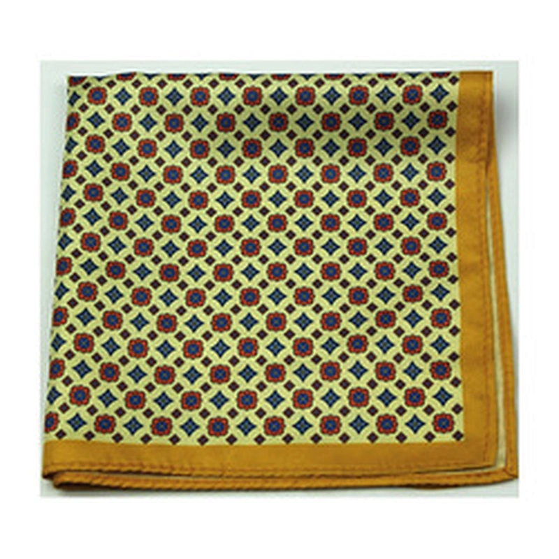 linen pocket square holder custom handkerchief silk fabric for men
