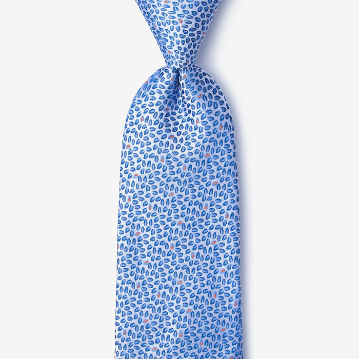 high quality classical popular light blue tie