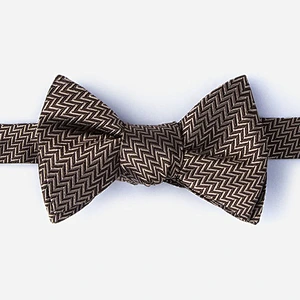 polyester handmade wedding burgundy self tie bowtie for men