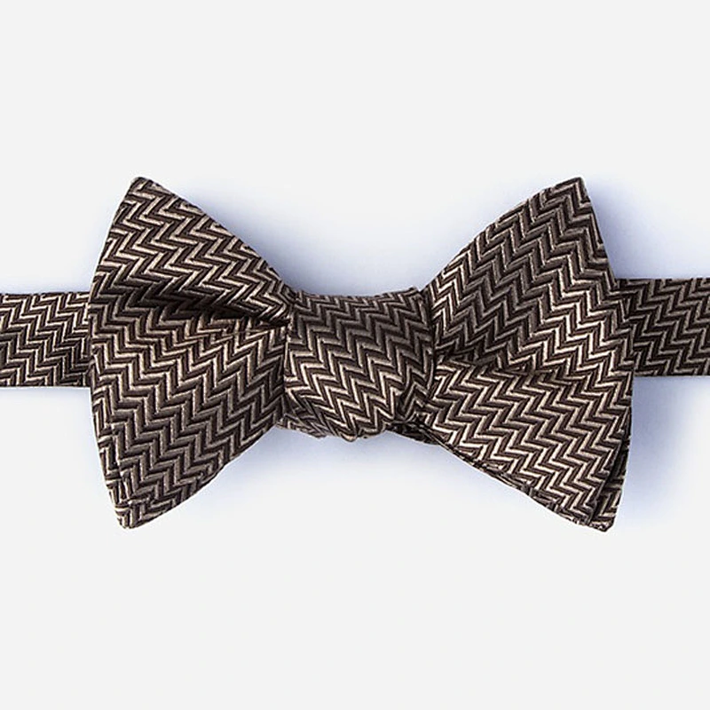 polyester handmade wedding burgundy self tie bowtie for men